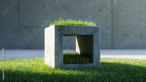 Monochrome Box with Garden Roof Insert