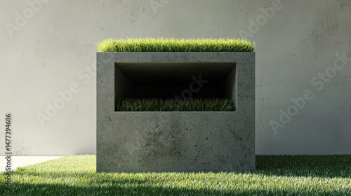 Monochrome Box with Garden Roof Insert