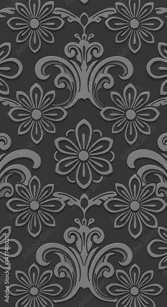 Embossed Elegance Grey Garden Floral Embellishment Shadow Bloom Dark Damask Floral Shadow Play Grey Filigree Subtle Blooms Incised Petals Embossed Flora Embossed Elegance Grey Garden Floral Embellishment Shadow Bloom Dark Damask Floral Shadow Play Grey Filigree Subtle Blooms Incised Petals Embossed Flora