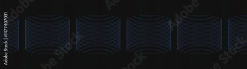 Panorama futuristic Line Technology Background,Digital and Connection Concept design,Vector illustration.