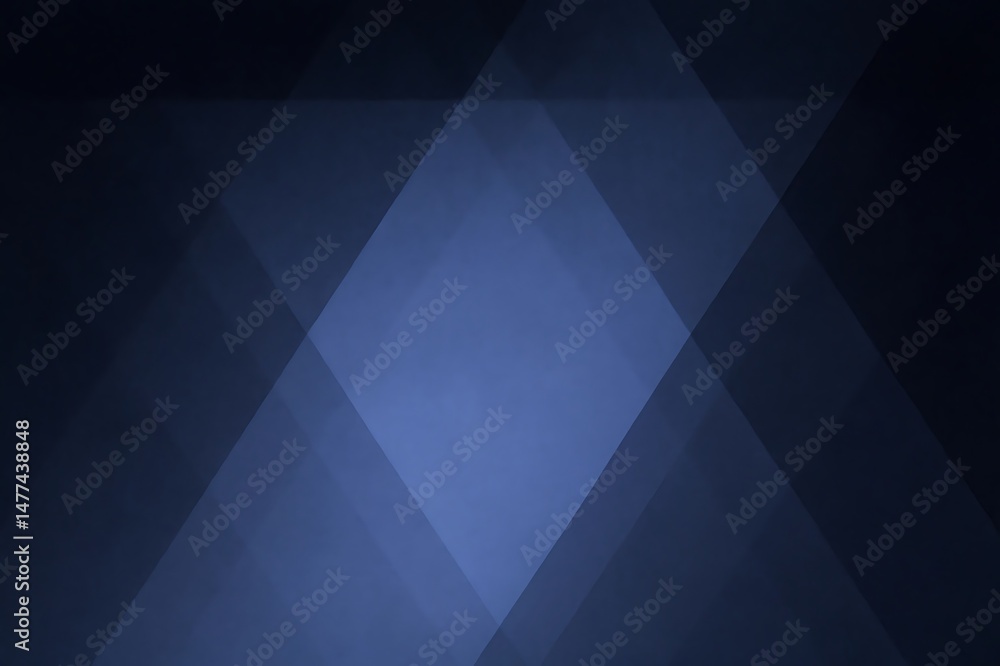 Obraz premium Abstract Geometric Background with Dark Blue and Indigo Triangles