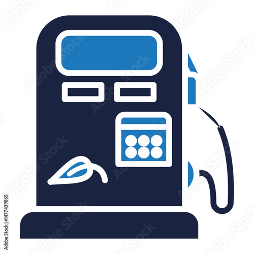 Electric Station icon blue