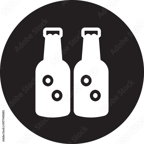 soda glyph icon