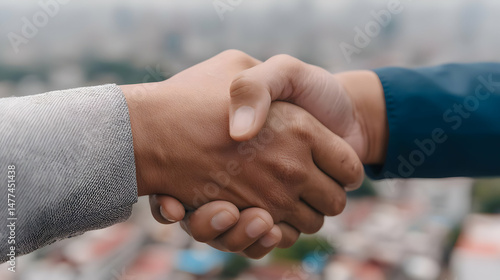 Wallpaper Mural during business negotiation in sleek office above the city Torontodigital.ca