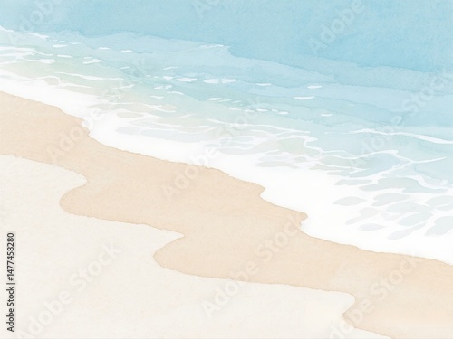 waves and sand and beach