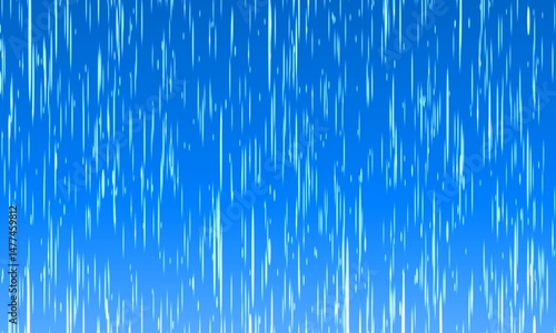 大雨のエフェクト背景壁紙★青のグラデーションの空の風景