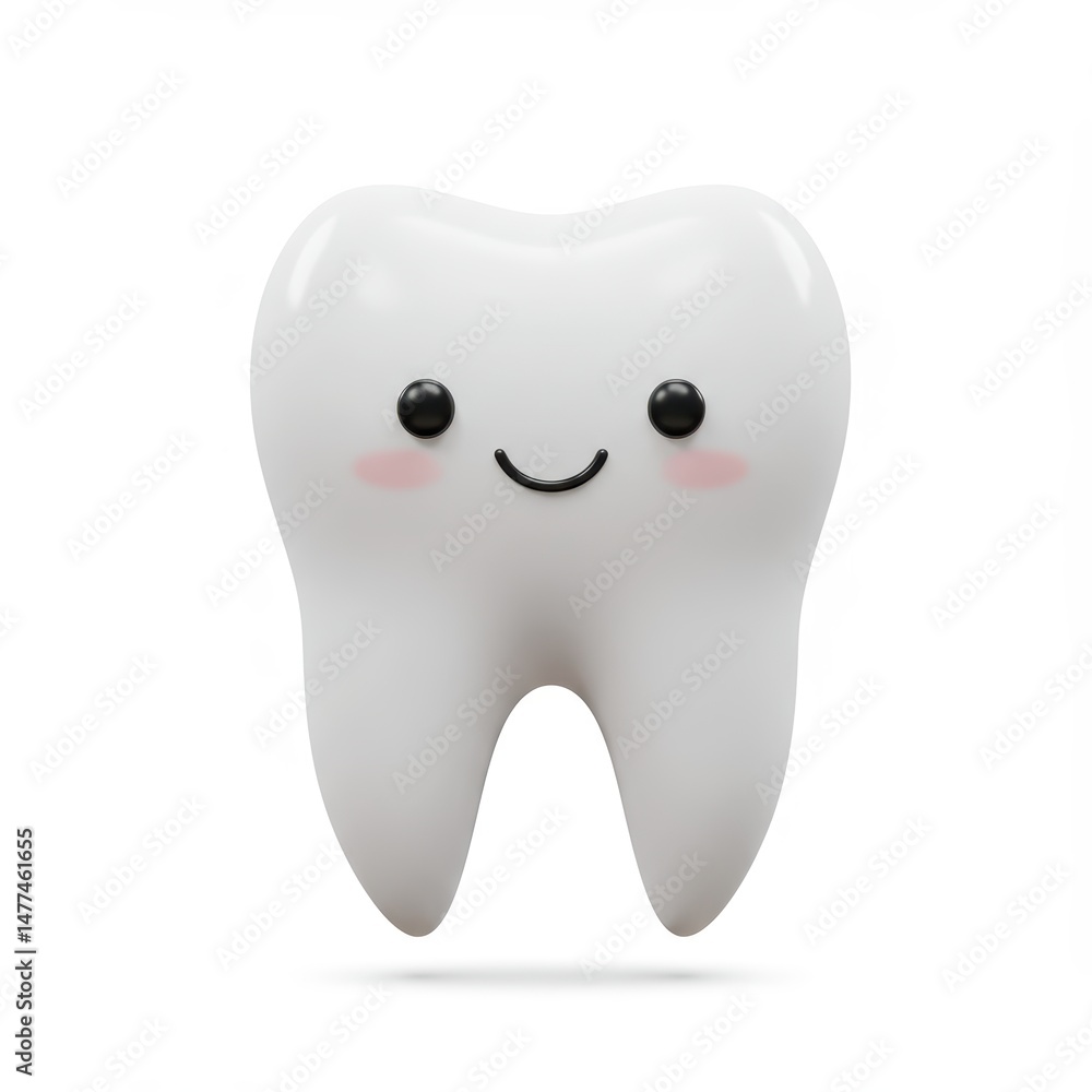 Smiling Cartoon Tooth Smiling Cartoon Tooth