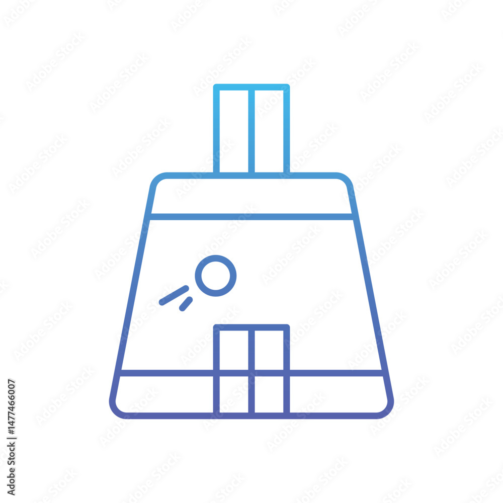 Fototapeta premium Cricket Pitch Vector icon