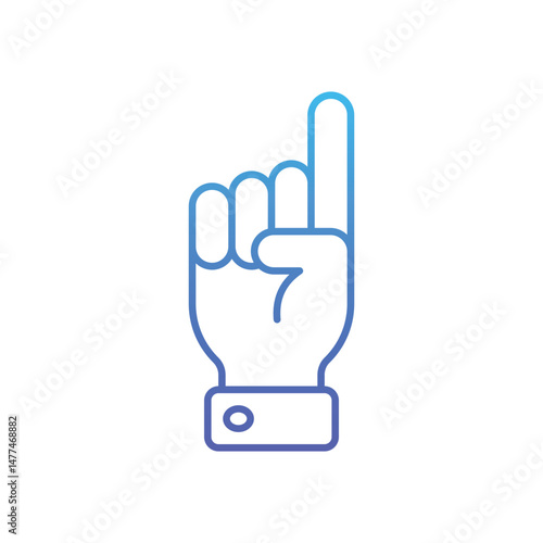 Umpire Signal Vector icon