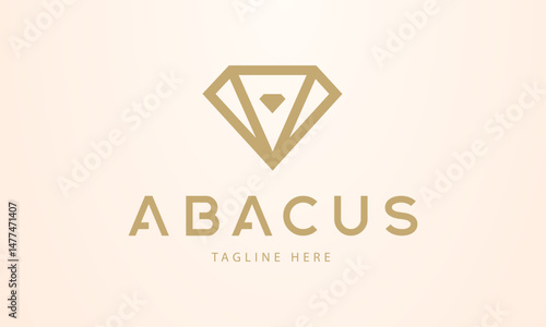 Luxury Diamond Logo for Jewelry or Finance