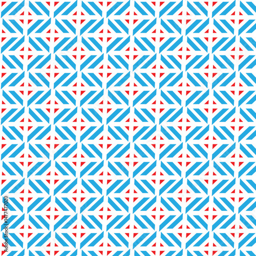 seamless pattern with geometric shapes