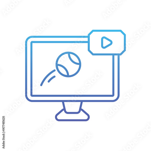 Live Match Vector icon