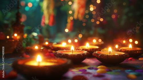 candles in the church