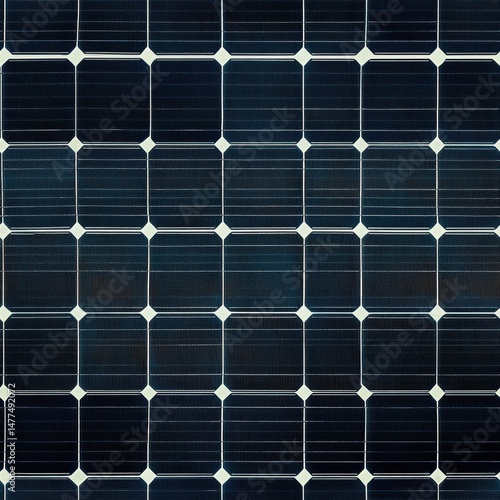 Obraz na płótnie Close-up of solar panel grid structure. w salonie