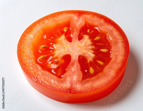 Wallpaper Mural Closeup of Red Tomato Slice Torontodigital.ca