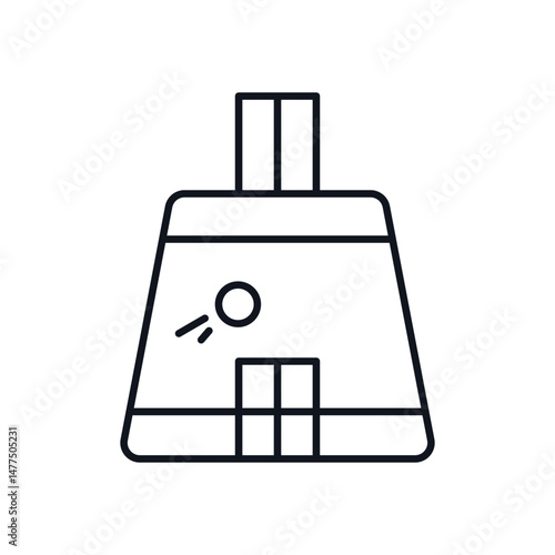 Cricket Pitch Vector icon