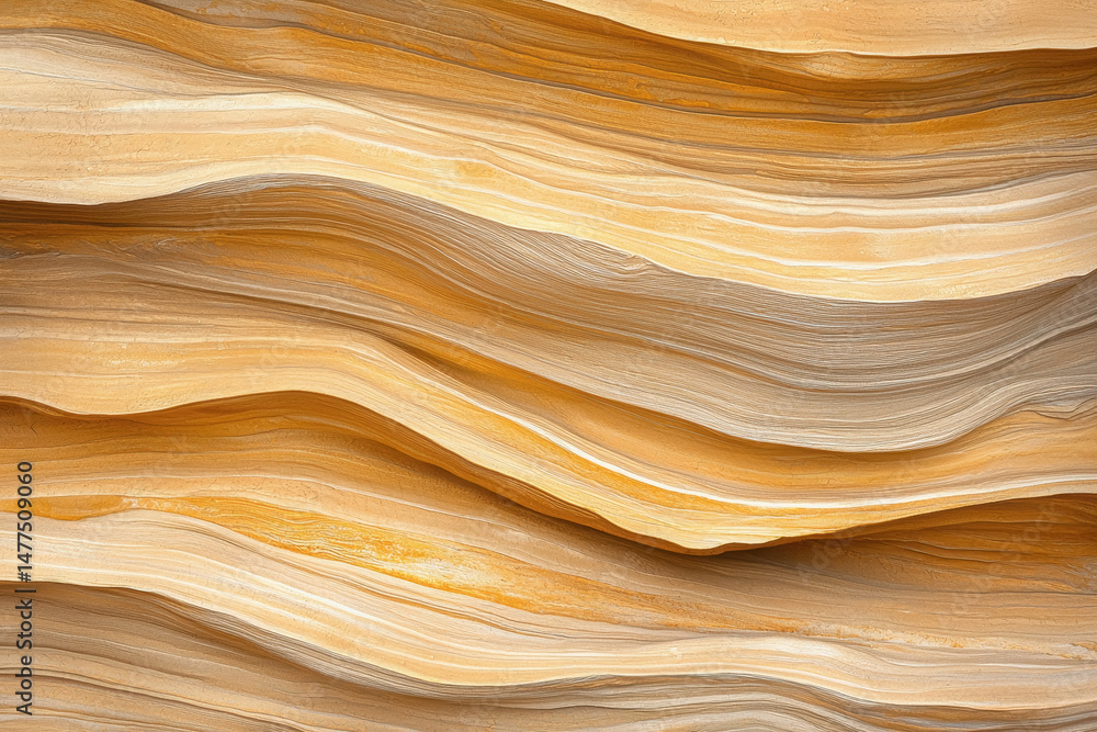 Intriguing wave pattern on sturdy wall surface creating a unique textural experience in subterranean lava tube environment Intriguing wave pattern on sturdy wall surface creating a unique textural experience in subterranean lava tube environment