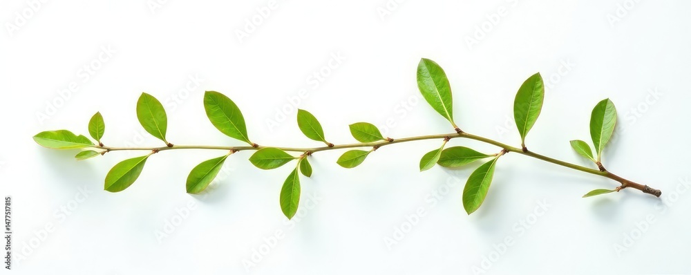 Isolated branches of a small shrub on a white background with a soft light effect, nature, simple, natural Isolated branches of a small shrub on a white background with a soft light effect, nature, simple, natural