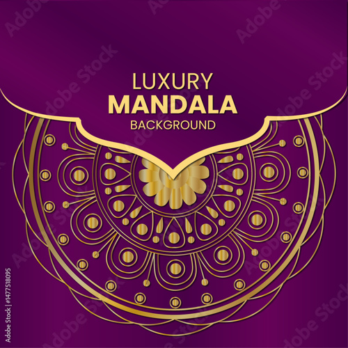 Luxury Mandala Pattern with Royal Ornamental Details