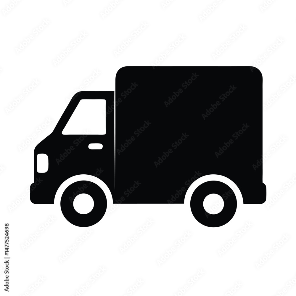 Fototapeta premium delivery truck icon