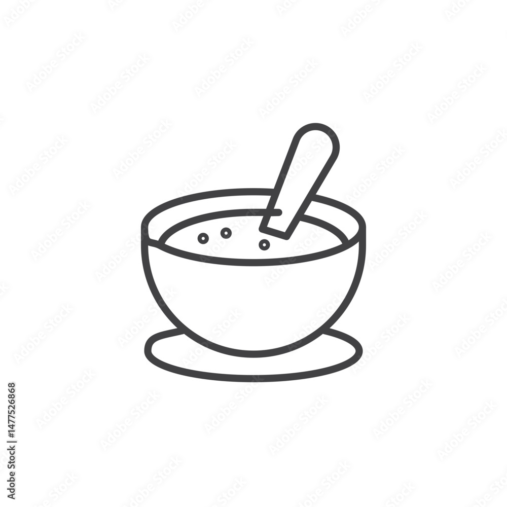 Soup Icon. symbol for mobile concept and web design. Soup Icon. symbol for mobile concept and web design.