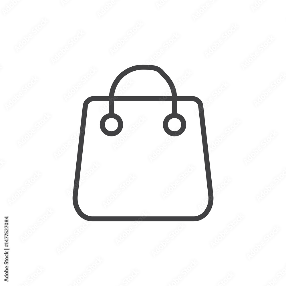 Shopping bag Icon. symbol for mobile concept and web design. Shopping bag Icon. symbol for mobile concept and web design.