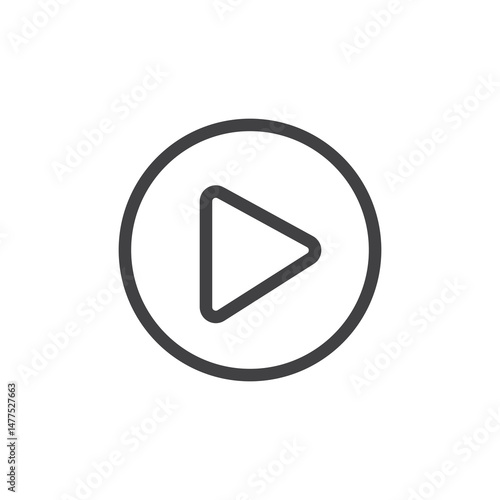 Free Download Play Icon. symbol for mobile concept and web design. - GFXLoad