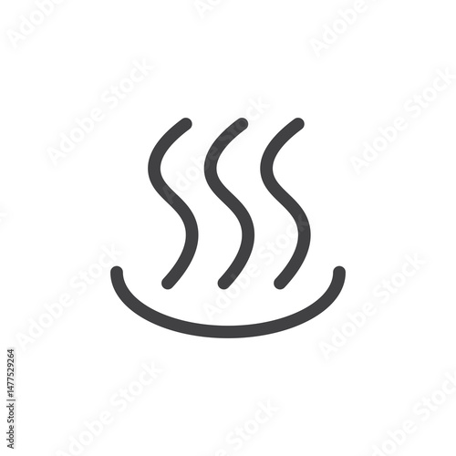 Heat Icon. symbol for mobile concept and web design.