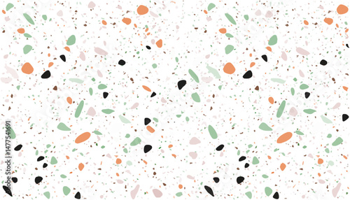 abstract stone seamless pattern on white background
