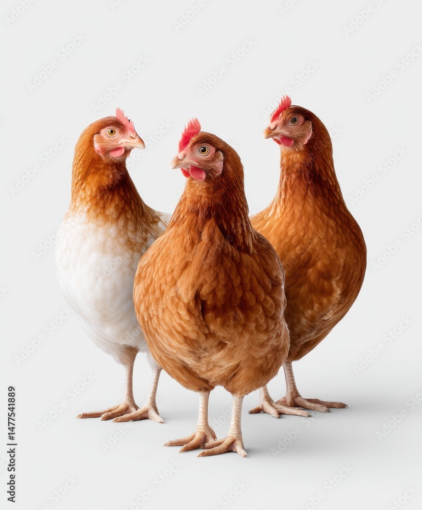 Fototapeta premium Healthy and Attractive Chickens for Your Farm
