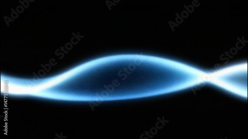 HD VIdeo Blue waves moving from right to left smoothly good for video introduction effects