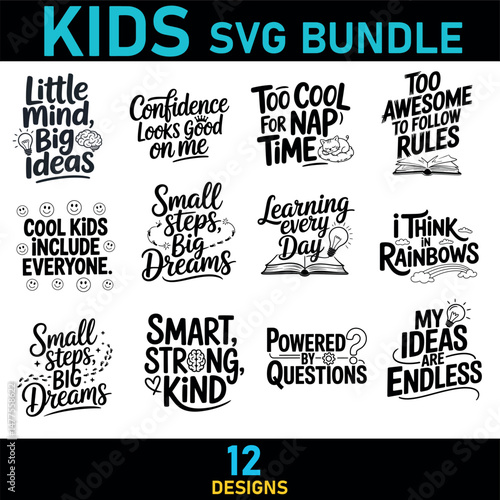 Kids svg Bundle