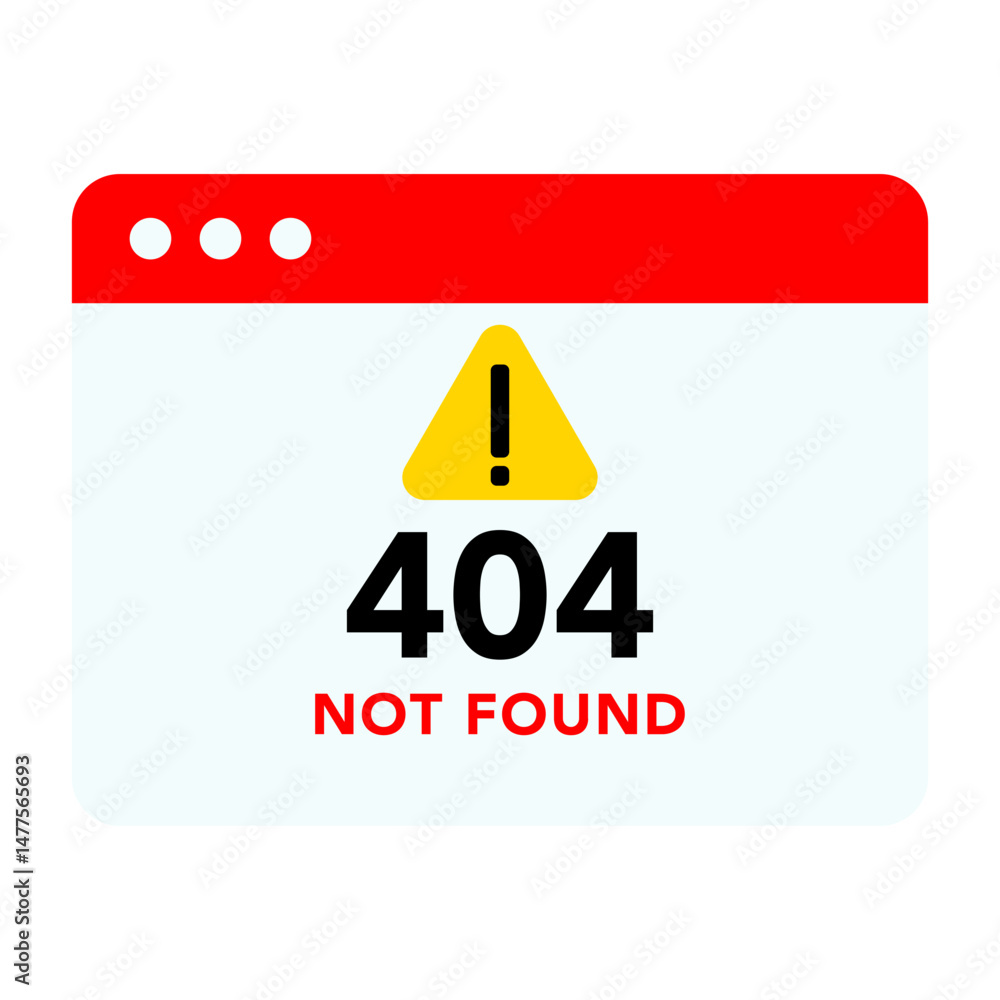 Error Message Illustration Error Message Illustration