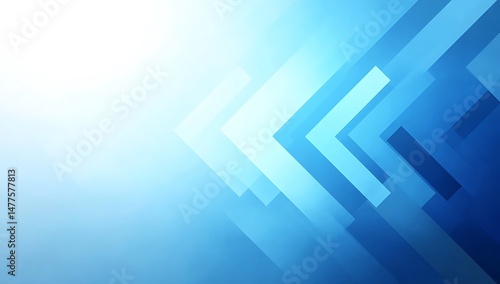 Abstract Blue Geometric Background with Diagonal Arrows Modern Design for Presentations and Websites