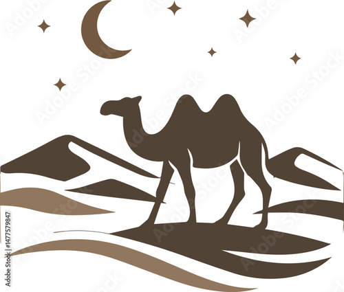 camel on the beach