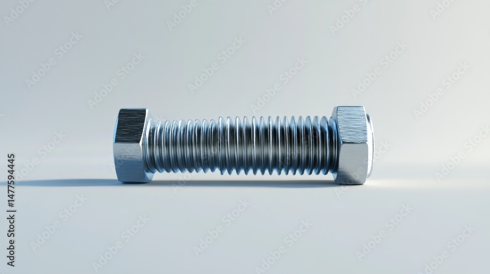 Metallic bolt and nut Metallic bolt and nut