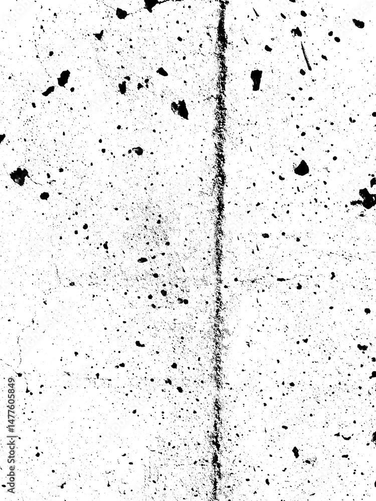 Obraz premium Abstract grunge black and white distressed texture overlay effect design element, noise background