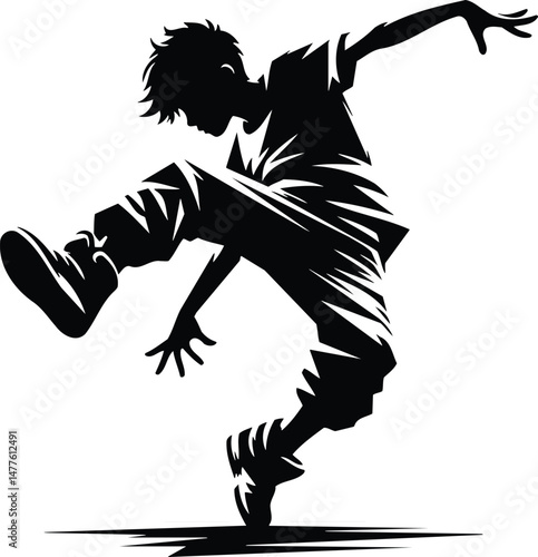 Boy Dancer Silhouette