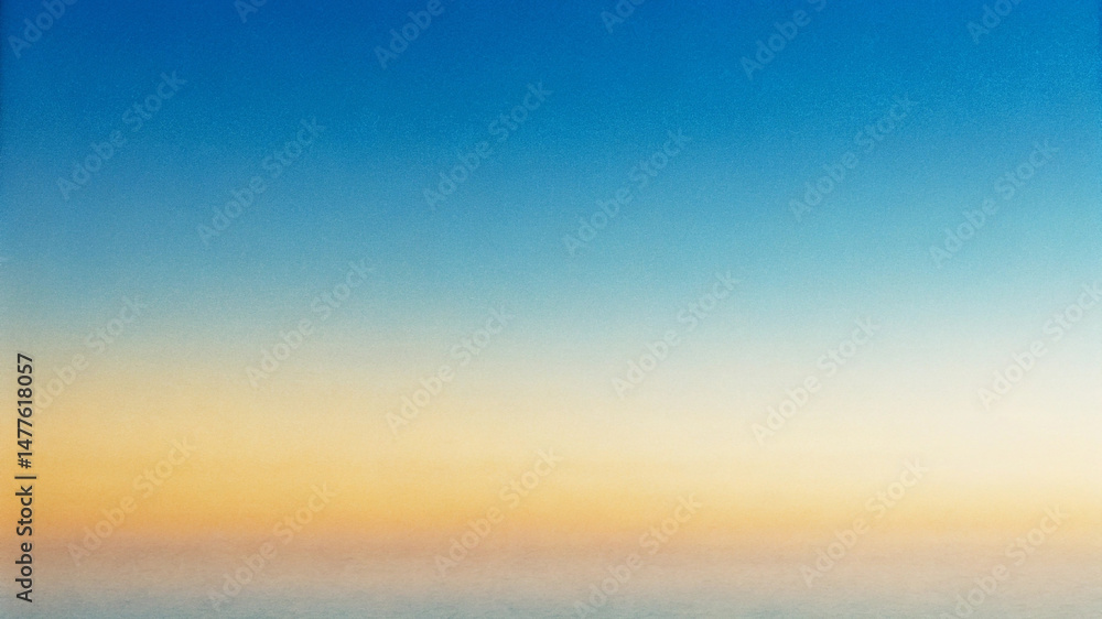 Fototapeta premium Beautiful Sunset Sky Gradient Colors Peaceful Calm