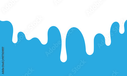 Milk splashes, blue background, dairy liquid, fluid texture, creamy flow