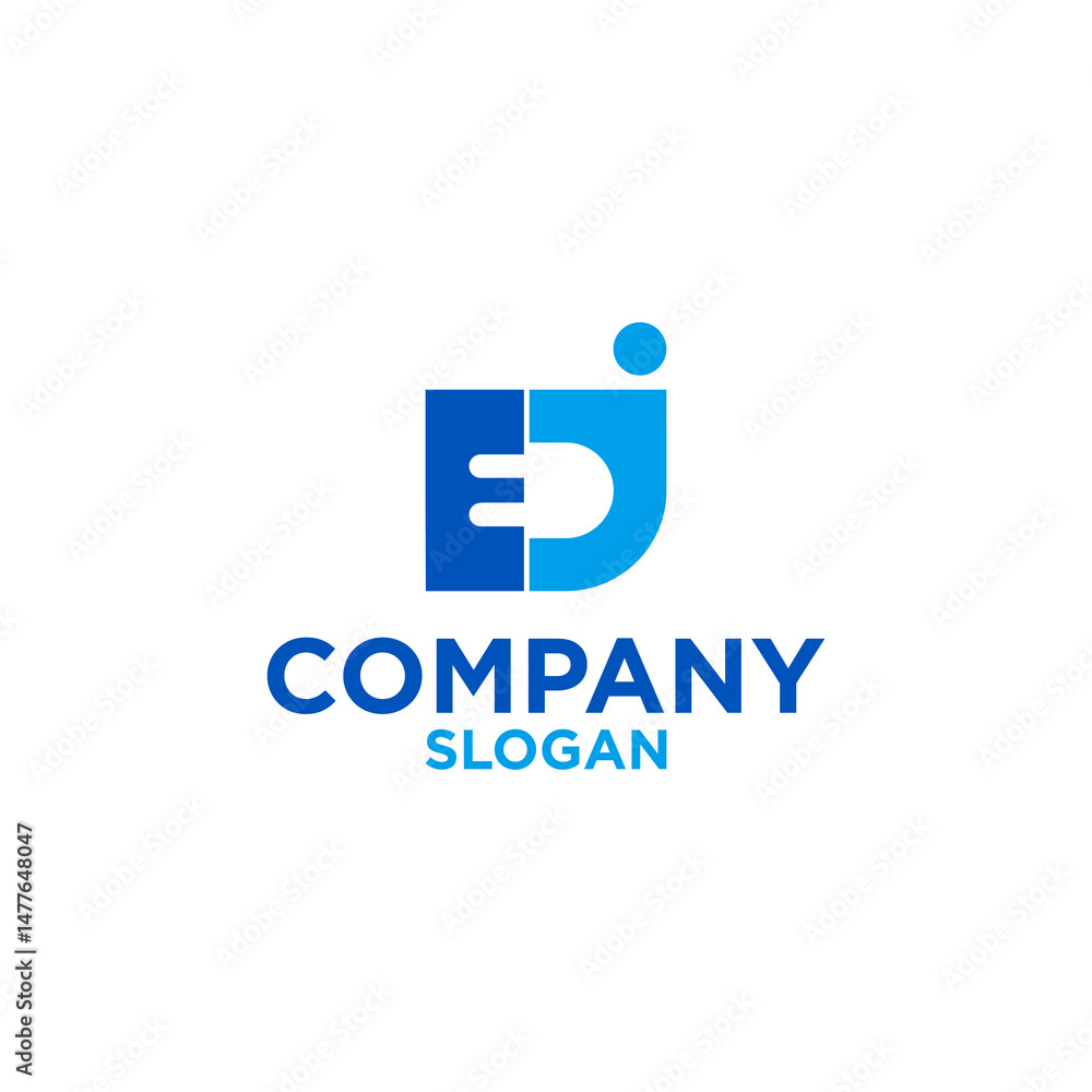 creative EJ logo with modern concept creative EJ logo with modern concept
