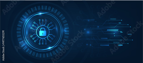 artificial intelligence, gear, icon futuristic modern cyber background	
