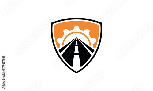 Free Download a graphic image themed vehicle service on the road, white background. vector graphic base. - GFXLoad