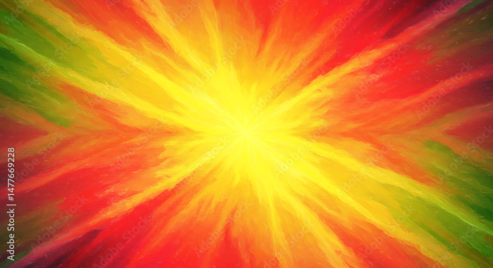 Abstract Burst of Color Vibrant Textured and Energetic Artistic Composition Abstract Burst of Color Vibrant Textured and Energetic Artistic Composition