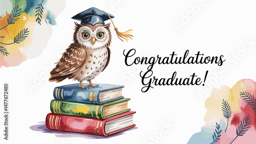 Graduation Celebration Illustration