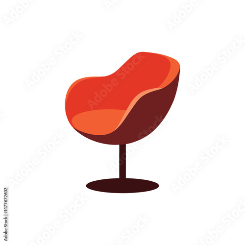 swivel chair vector