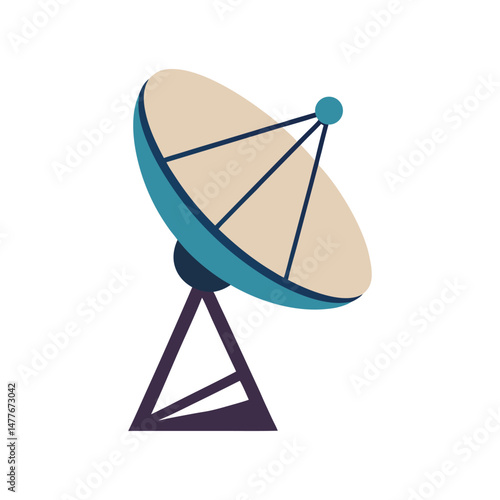 satellite dish vector