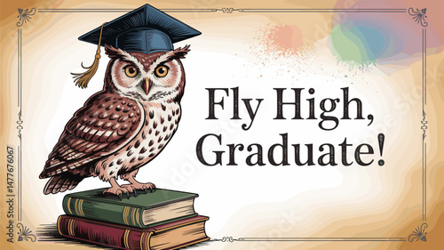 Graduation Celebration Illustration