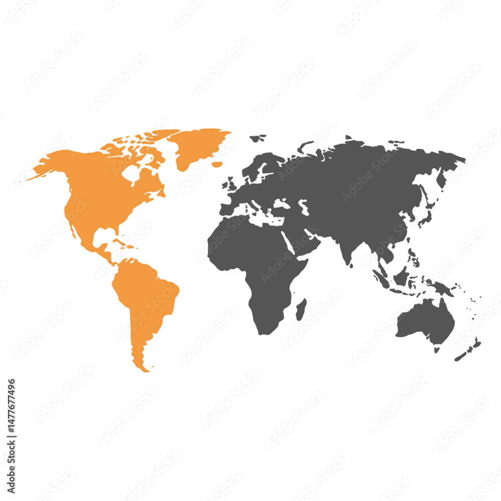Obraz premium World Map vector illustration design