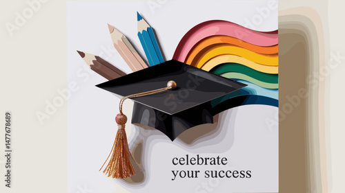 Graduation Celebration Illustration
